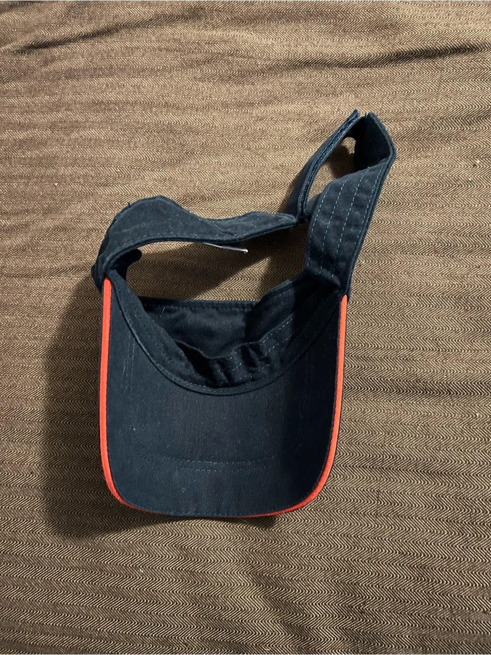 Vintage Walt Disney World Resort Mickey Mouse Navy Blue Visor - youth